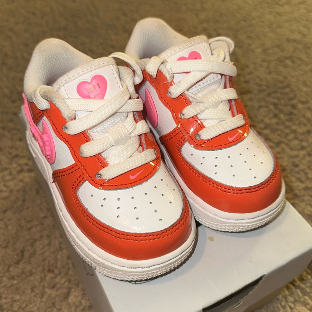 Valentines Day Air Force Ones
Toddler Size 5c